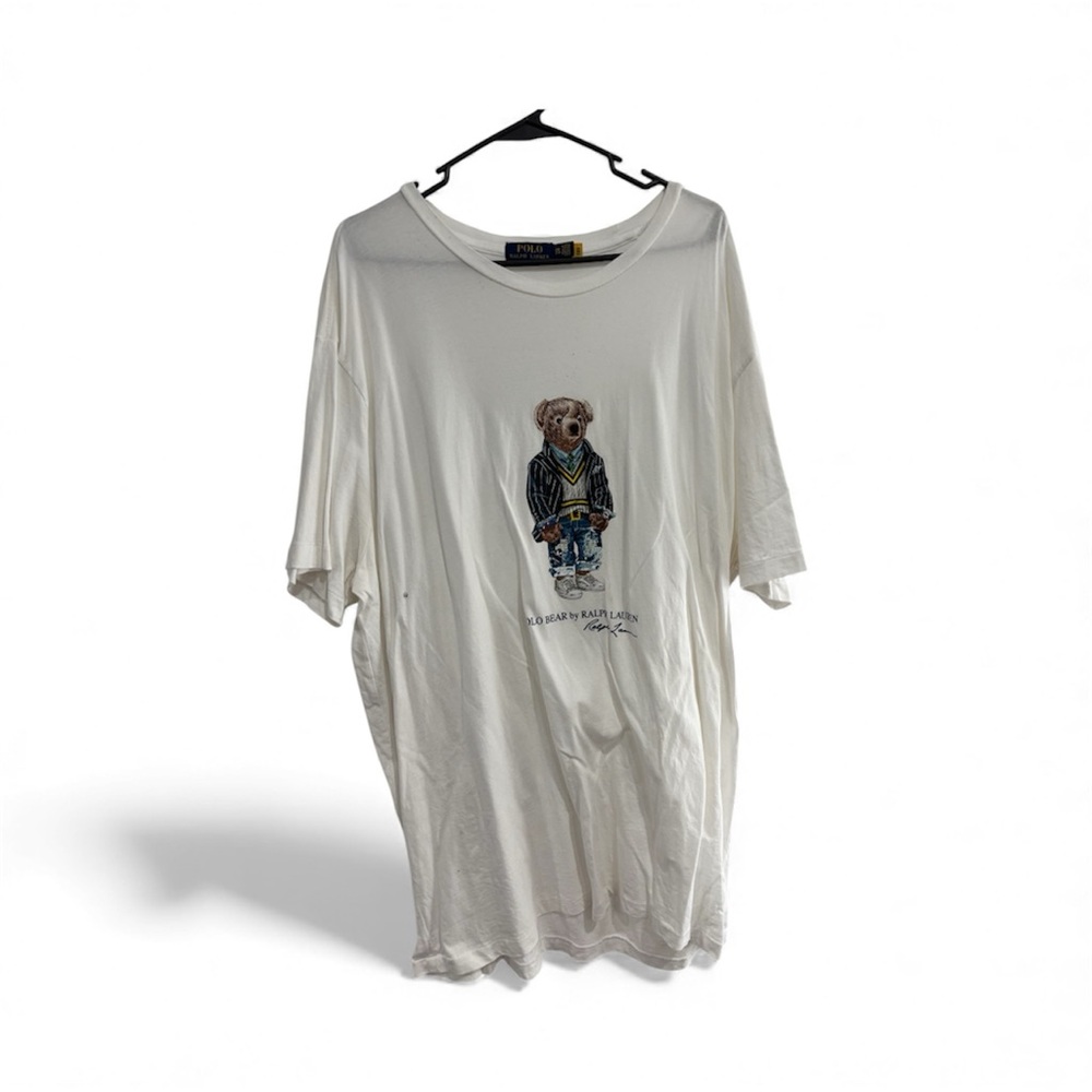 White Polo Graphic T-Shirt